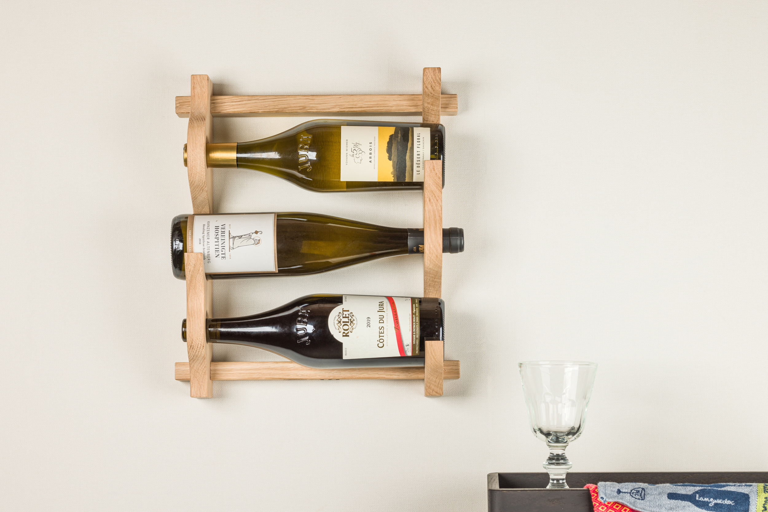 Range bouteille KIT en chêne