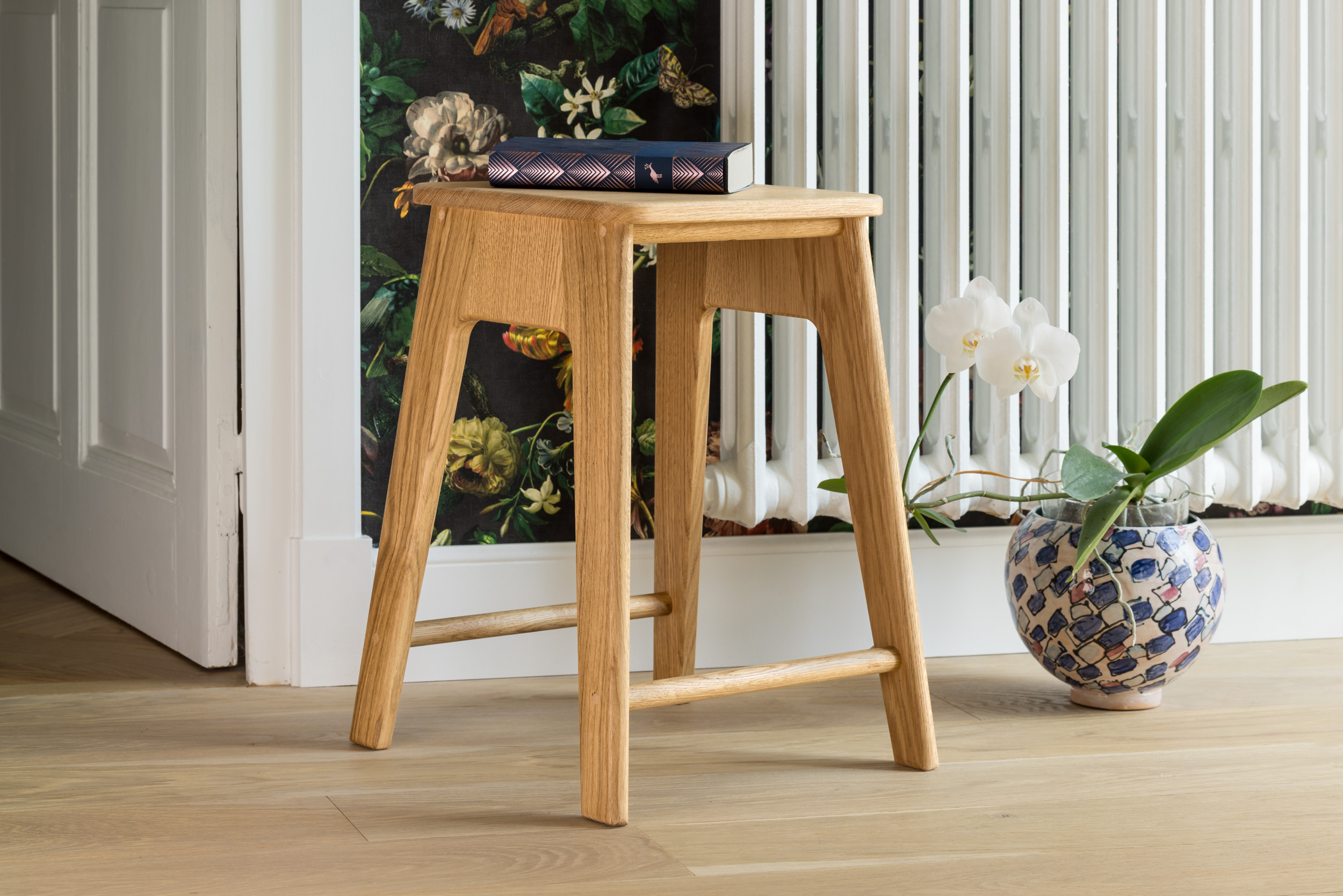 Tabouret en chêne