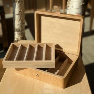 Coffret 10 couteaux en chêne - Grand modèle