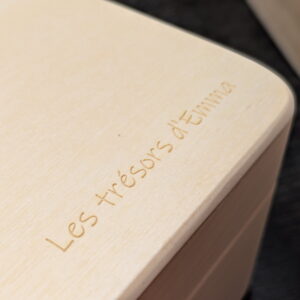 Coffret bijoux personnalisable en bois