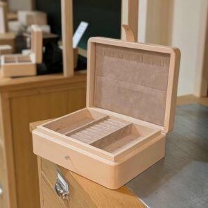 Coffret casier à bijoux en érable grand modèle