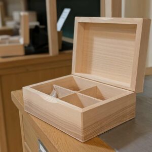Coffret à thé en frêne - Petit modèle
