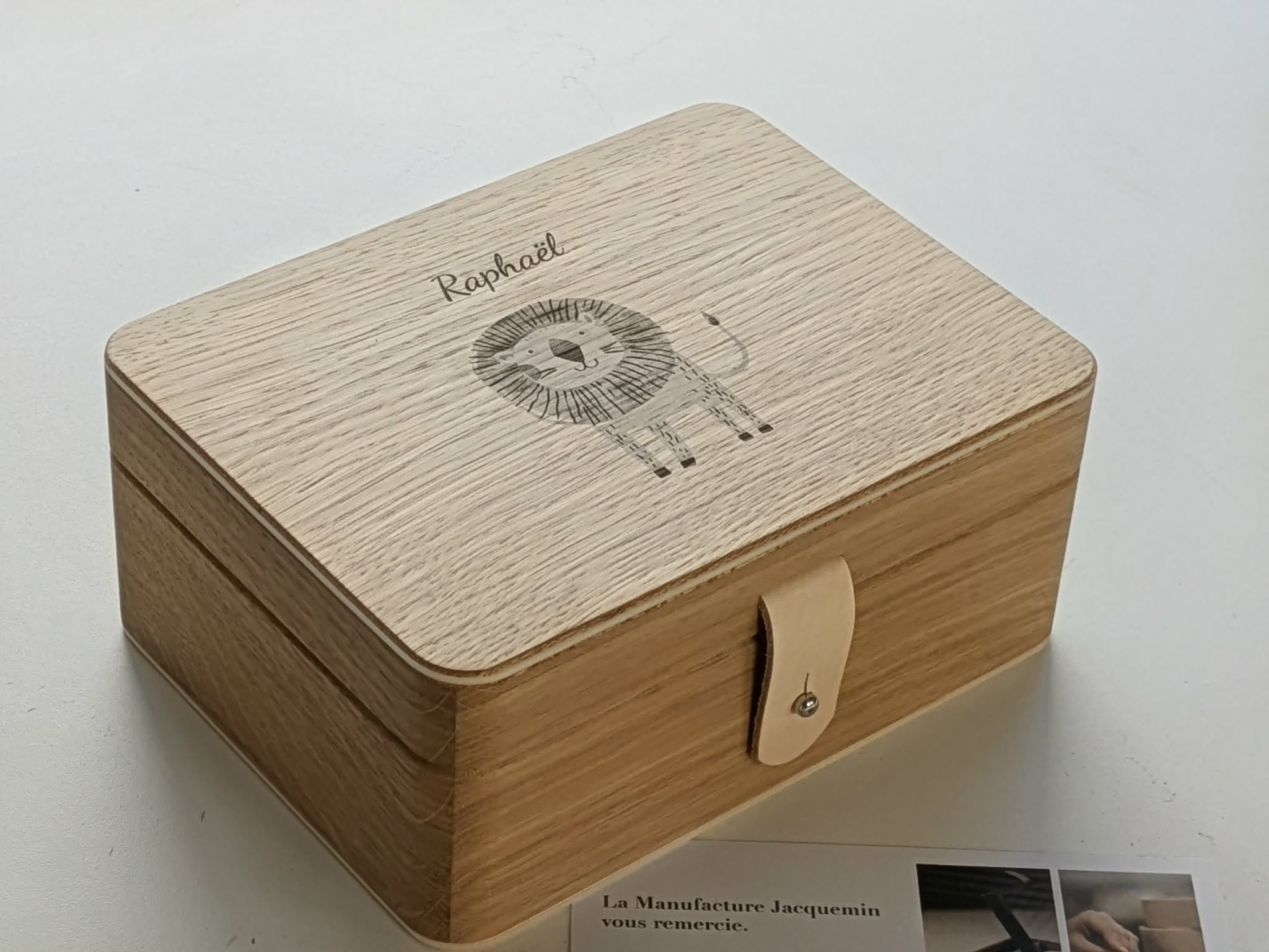 Coffret de naissance en bois personnalisable – Image 3